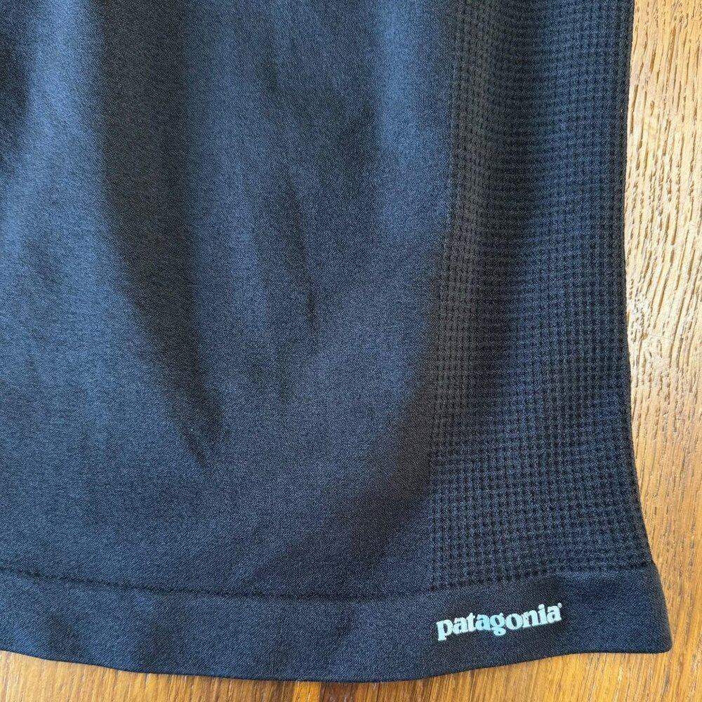 PATAGONIA Capilene Tank Top Womens M Medium Black Sleeveless Stretch Tee Women - Picture 3 of 4